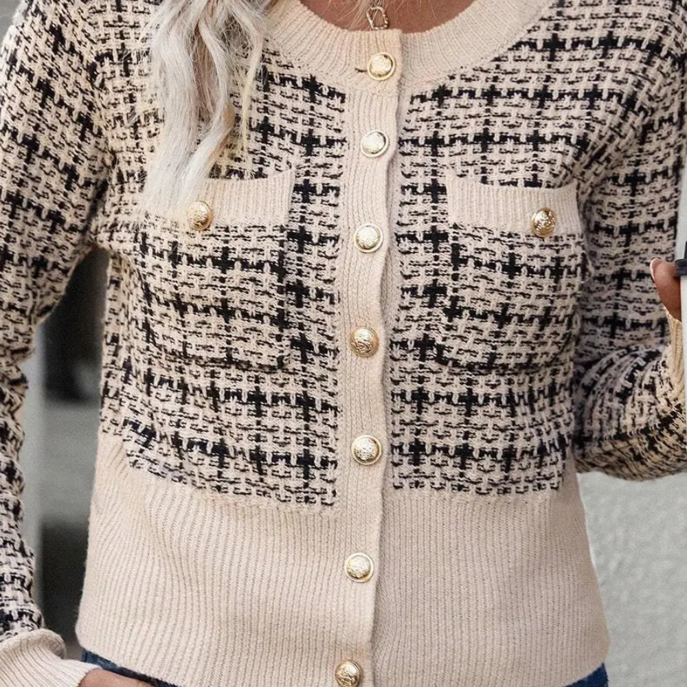 Graceful Knitted Cardigan for Women