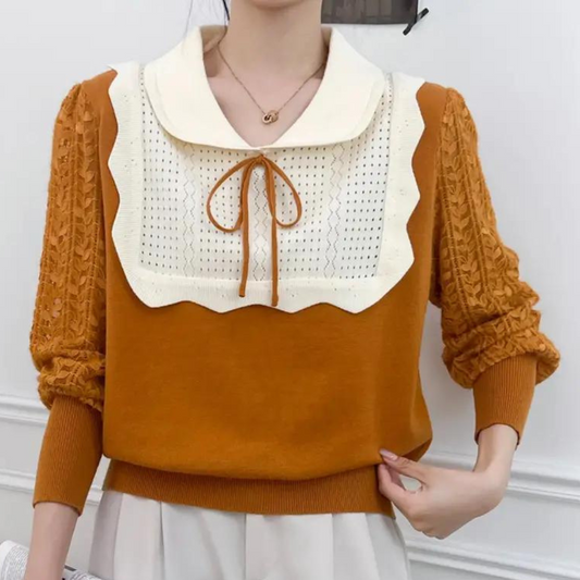 Elegant Knitted Sweater for the Modern Women